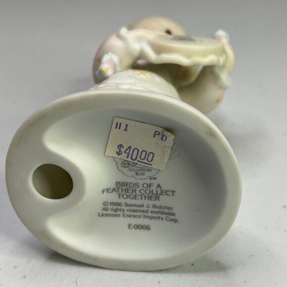 Birds Of A Feather Collect Together 1986 Precious Moments Figurine - Picture 3 of 11